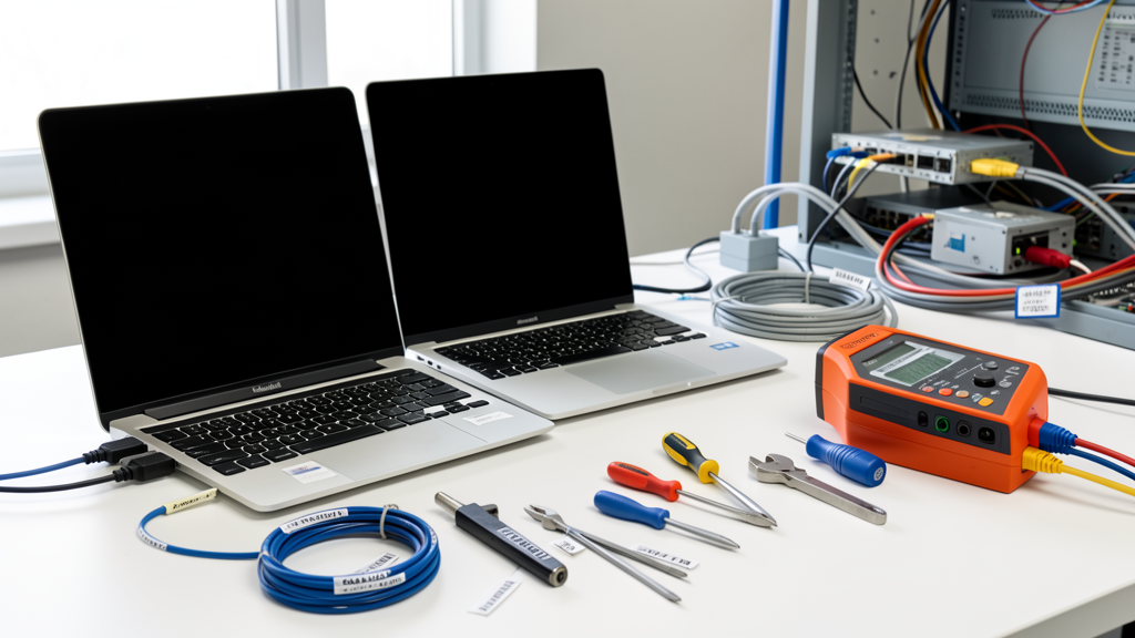 Technology troubleshooting tools and network diagnostic setup